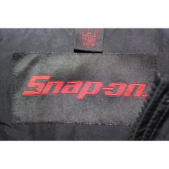 Snap-On Spectator Jacket Men’s Size Large L Black Snap On Tools Vented Full Zip - Picture 9 of 11
